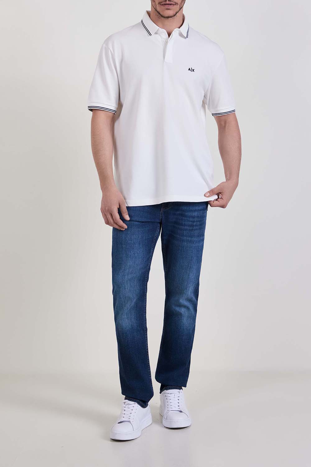 חולצת פולו בגזרה ישרה